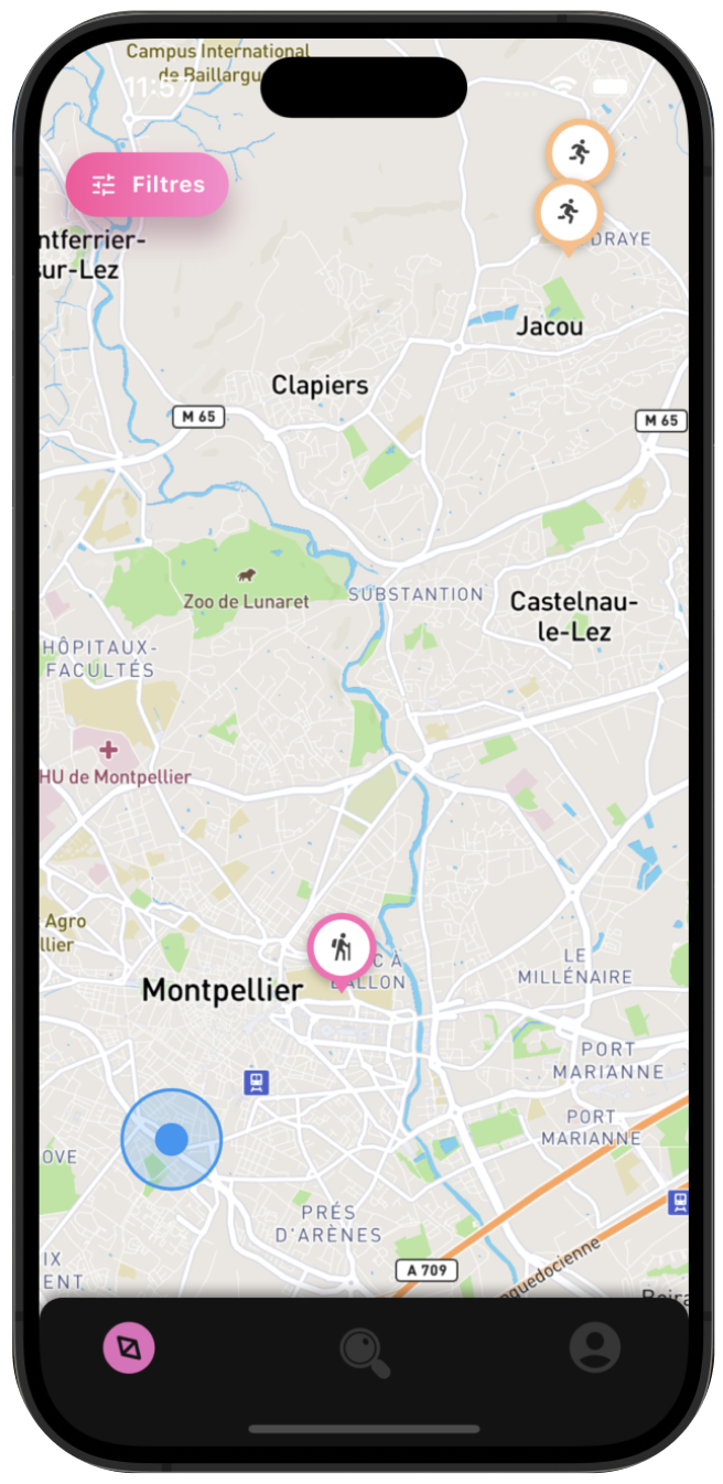 Carte des activités Meet&Move